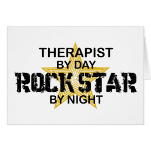 Estrella del rock del terapeuta por noche