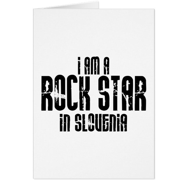 Estrella del rock en Eslovenia (Frente)