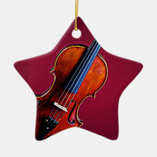 Estrella del violín o del ornamento de la viola (Frente)