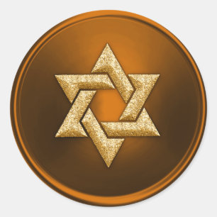 Estrella dorada de David Sello para sobres Rust Co