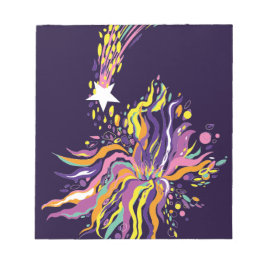 Estrella en caída. Bloc de notas