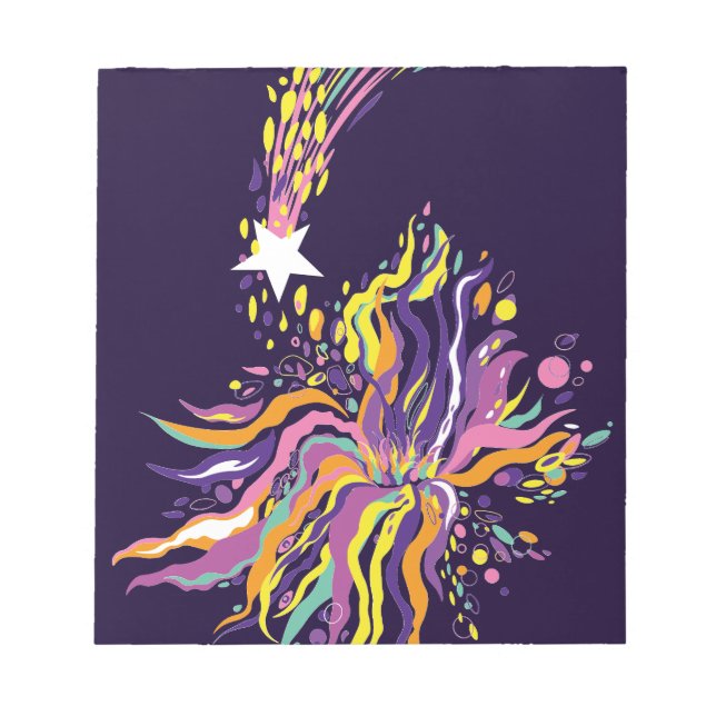 Estrella en caída. Bloc de notas (Frente)