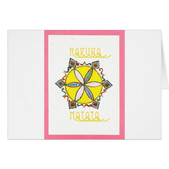 Estrella en la creación de Hakuna Matata (Anverso (Horizontal))