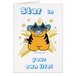 "ESTRELLA en SU PROPIA VIDA!"  Tarjeta