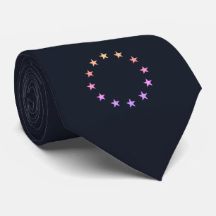 Estrella - Europe Europa - UE-flag - corbata navy