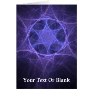 Estrella Fractal Púrpura De David