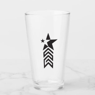 Estrella Geométrica Negra y Audaz