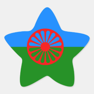 Estrella gitana gitana oficial Pegatina