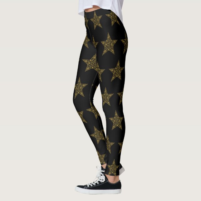 Estrella Leggings para Navidades de oro (Izquierda)