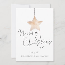 Estrella moderna Feliz Navidad