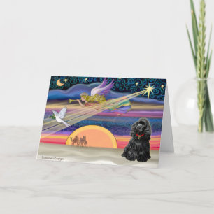 Estrella Navidad - Cocker Spaniel (negro)
