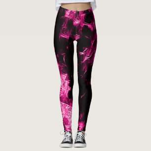 Estrella Neon Pink Rave Leggings