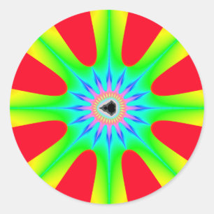 Estrella - Pegatina Fractal