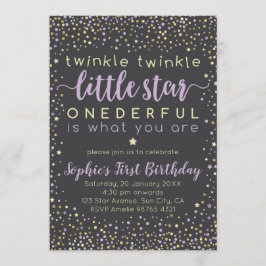 Estrella pequeña de Twinkle| Primera invitación de