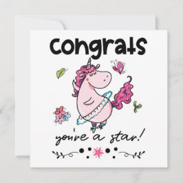 Estrella Personalizado de felicitaciones bailando