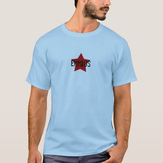 Estrella roja en camiseta azul de los SS - (Anverso)