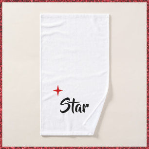 Estrella roja y negra para divas