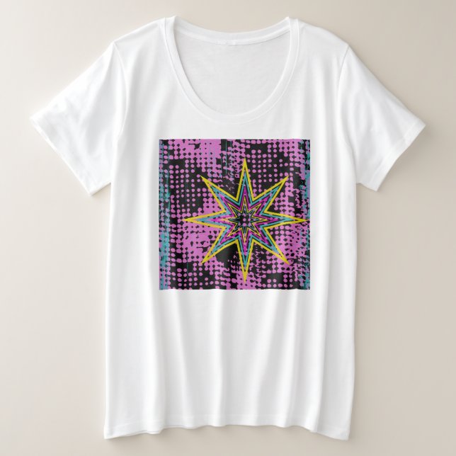 Estrella rosa (Anverso del diseño)