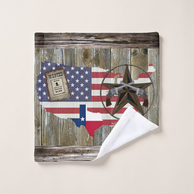 Estrella solitaria de Texas Duele Pistolas El Rótu (Toallita)