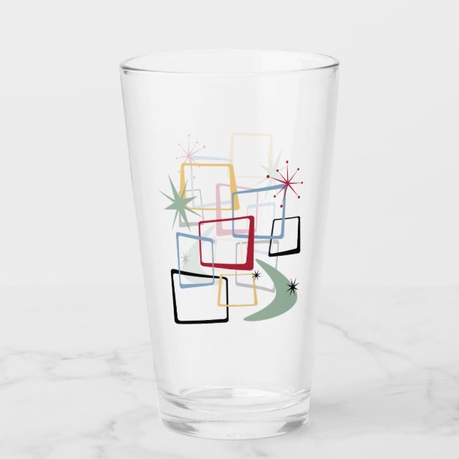 Estrellas atómicas retro Estrellas Boomerang a med (Anverso)