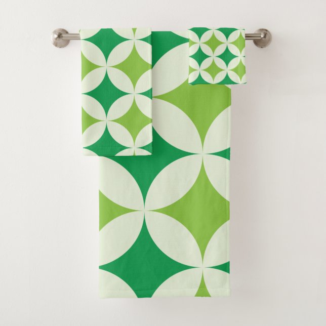 Estrellas blancas y verdes de mediados de siglo en (In situ)