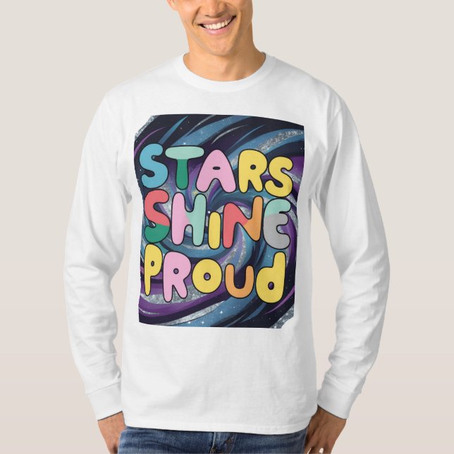 Estrellas brillan con camiseta orgullosa - Radiant (Anverso)