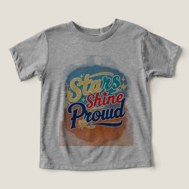 Estrellas brillan con la camiseta orgullosa - Arañ (Diseño delantero )