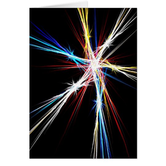 Estrellas coloridas - tarjeta