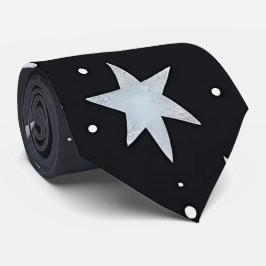 Estrellas cósmicas corbata de cuello negro