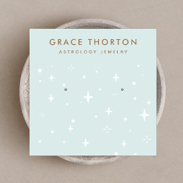 Estrellas de astrología con tarjeta de visualizaci