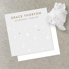 Estrellas De Astrología Gris Con Tarjeta De Pantal