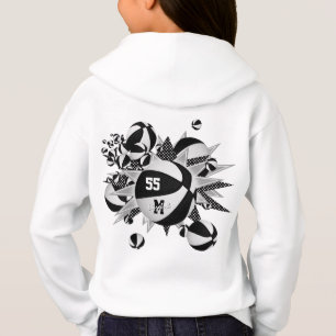 estrellas de baloncesto blanco y negro personaliza