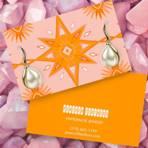 Estrellas de Boho con tarjeta de visualización de