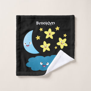 Estrellas de canto, personalizado de luna y nube