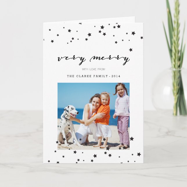 Estrellas de Confetti | Tarjeta de felicitación de (Anverso)