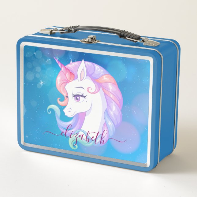 Estrellas de espuma azul pastún de Unicornio Paste (Anverso)