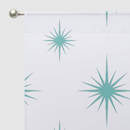 Estrellas de estallido atómico turquesa a mediados