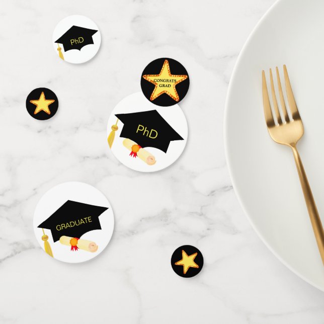 Estrellas de graduación de doctorado en Confetti b (Grupo)