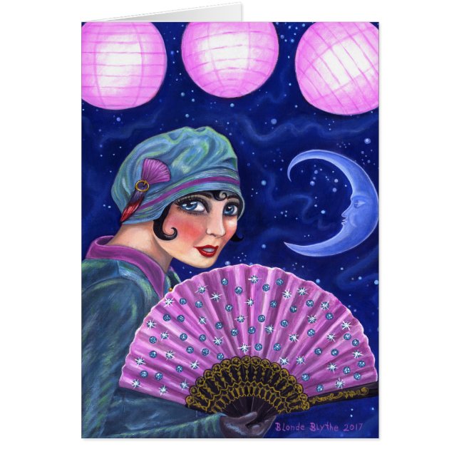 Estrellas de la luna del Chica del Flapper de 2009 (Frente)