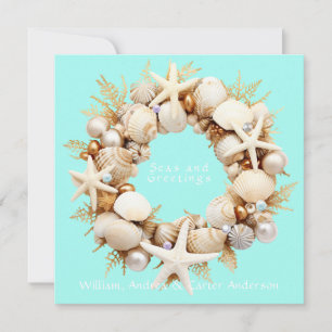 Estrellas de mar Conchas de Navidad Perlas Burbuja