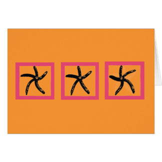 Estrellas de mar del baile