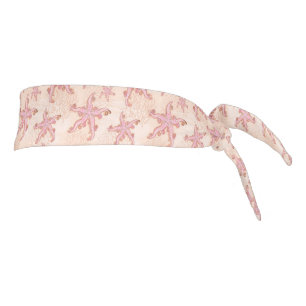 Estrellas de mar y coral patrón pastel rosa