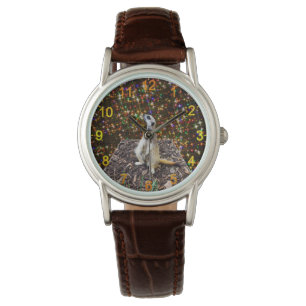 Estrellas de Meerkat Twinkle, reloj de pulsera de 
