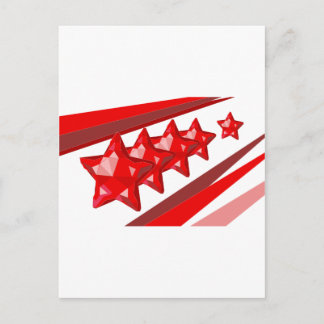 estrellas de Navidad rojas brillantes