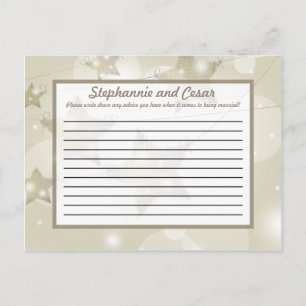 Estrellas de Navidades de tarjetas de consejo escr