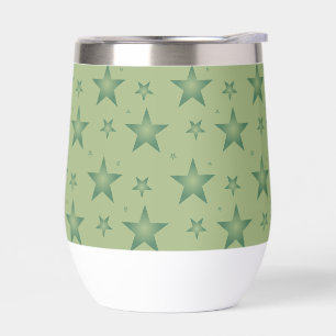 Estrellas de olivo elegantes y con estilo sobre ve