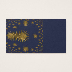 Estrellas de oro del fractal