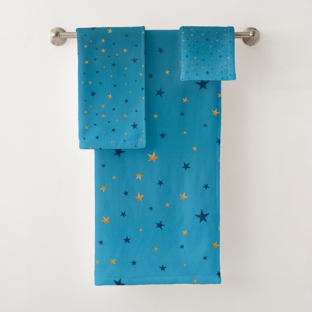 Estrellas de oro en azul. (In situ)