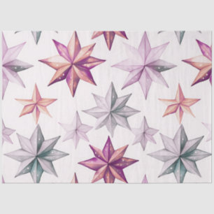 Estrellas de papel y Navidades de copos de nieve