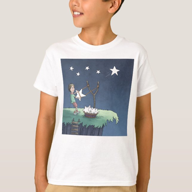 Estrellas de tiro - Creando deseos de camiseta (Anverso)